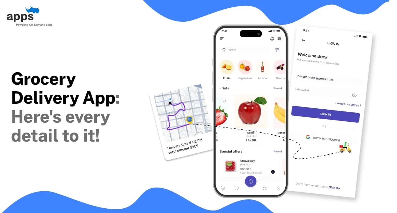 Grocery Delivery App: Here's every detail to it!
