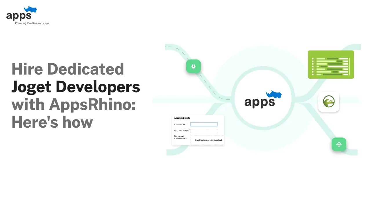 Hire Dedicated Joget Developers with AppsRhino: Here's how