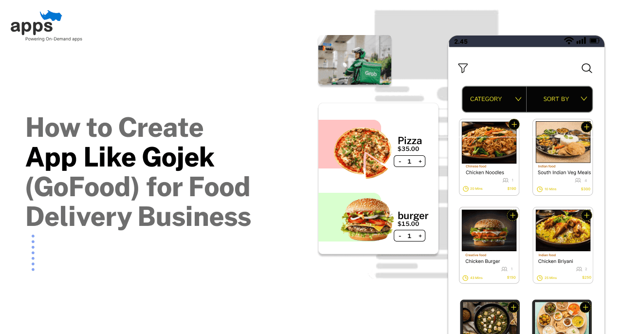 How to Create App Like Gojek (GoFood) for Food Delivery Business