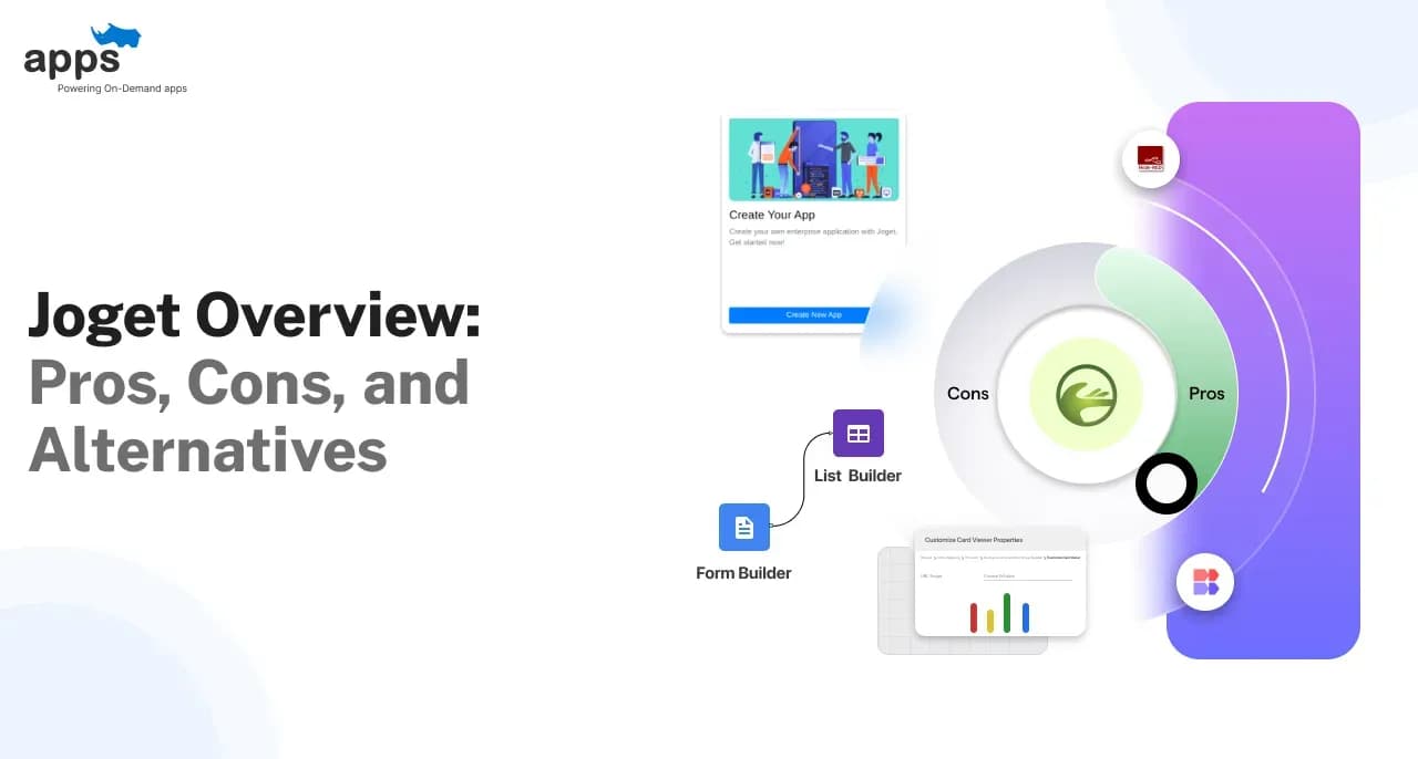 Joget Overview: Pros, Cons, and Alternatives