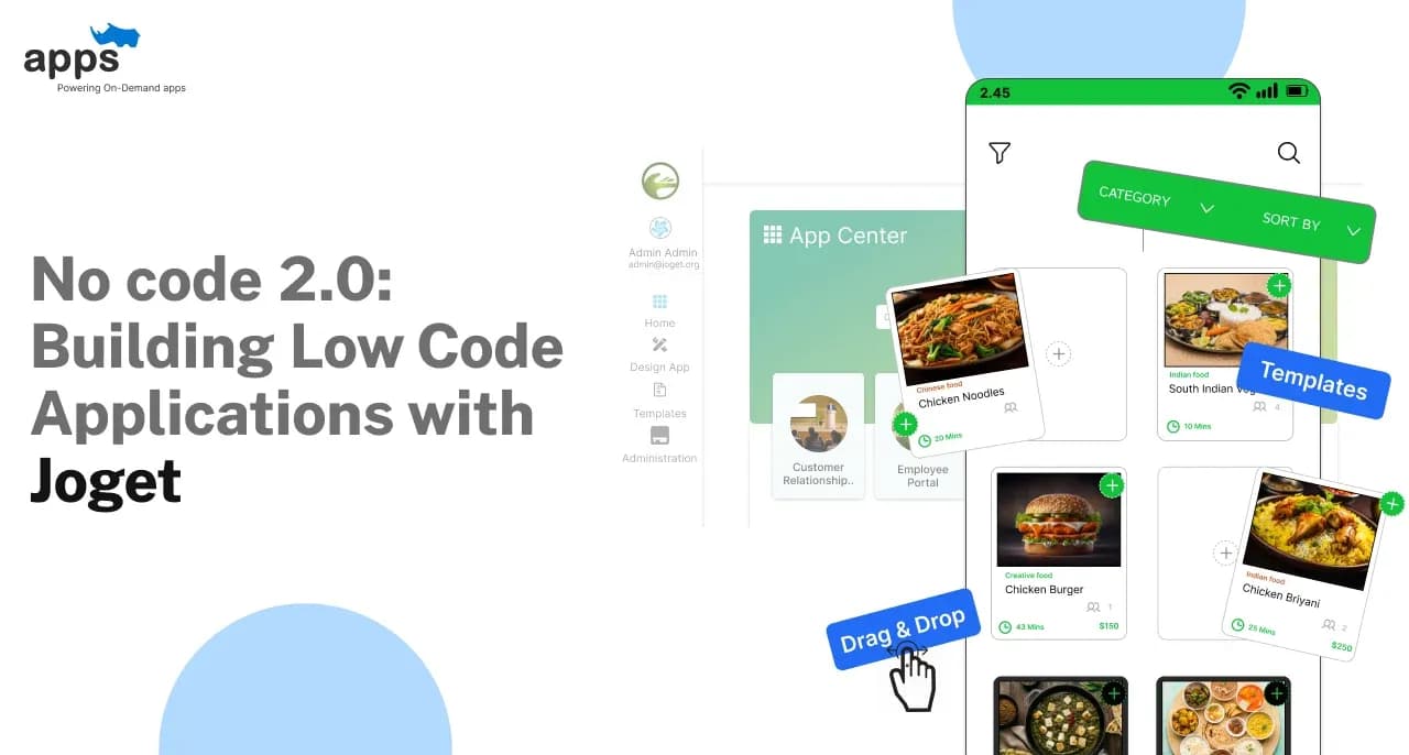 No code 2.0: Building low code applications with Joget