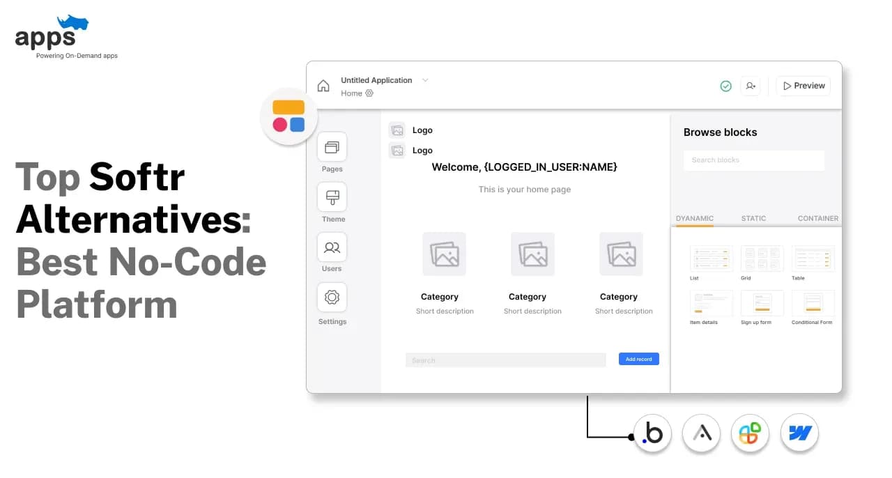 Top 10 Softr Alternatives: Best No-Code Platform for 2026