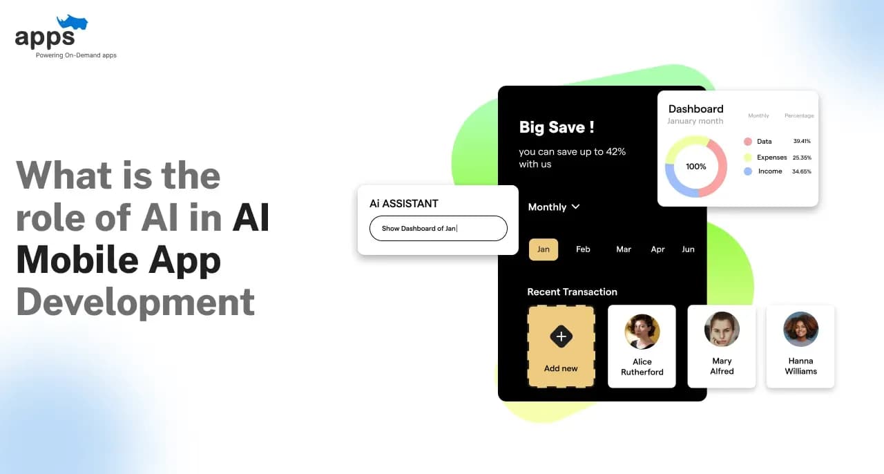 What is the role of AI in AI mobile app development