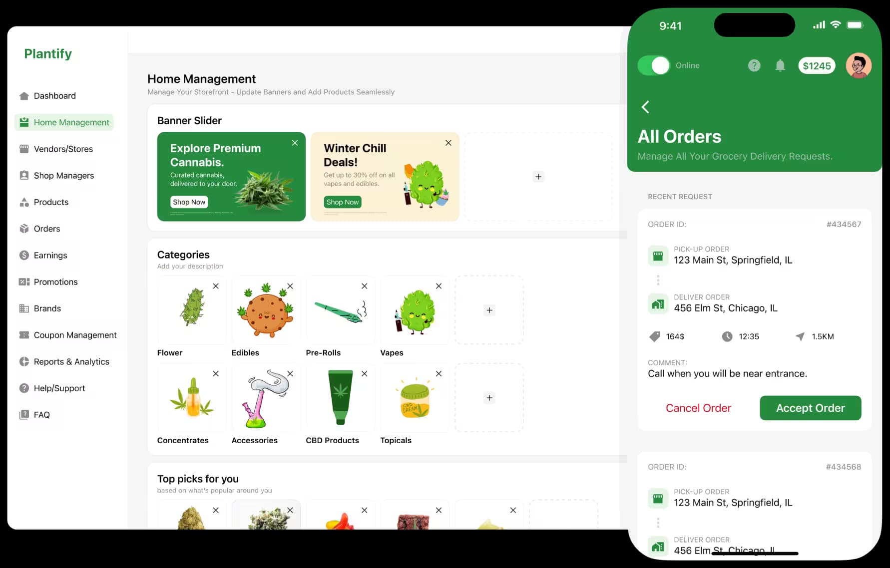 Cannabis on-demand platforms tailored to every business model