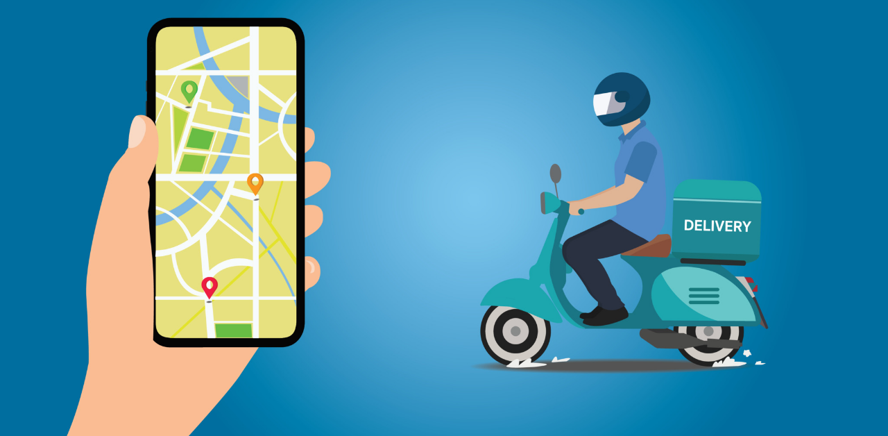Delivery tracking through in-app navigation G