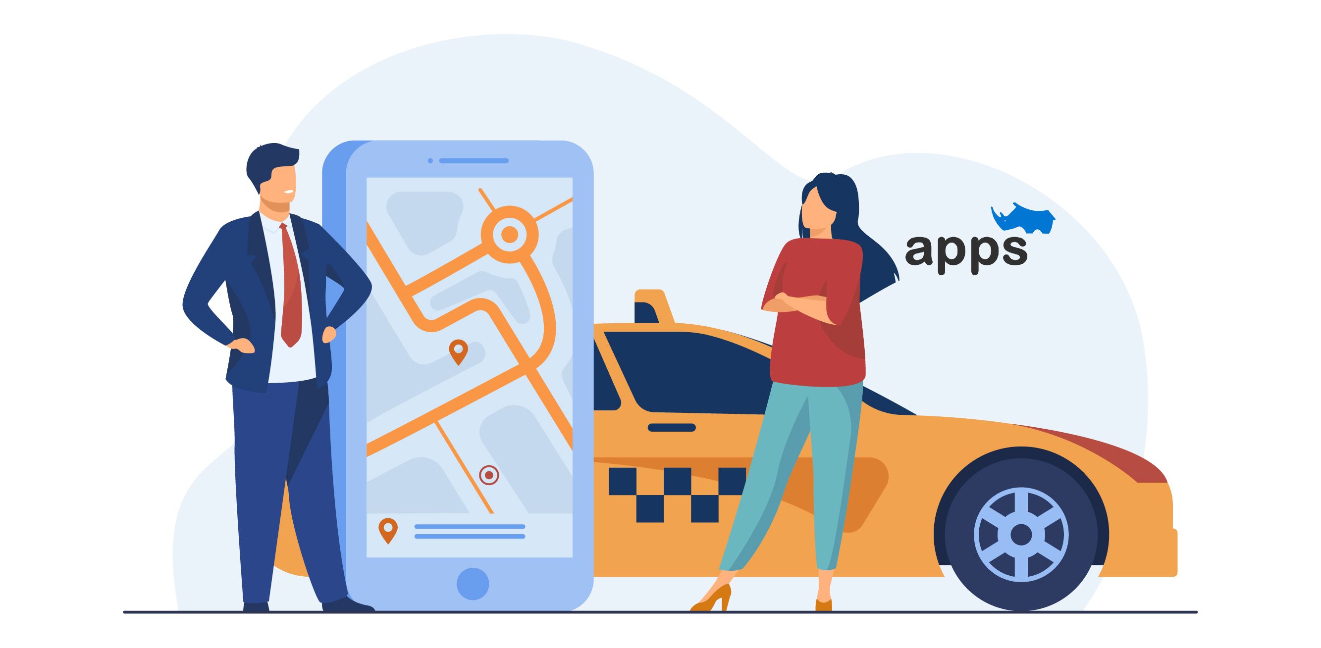 Expert advice from AppsRhino on overcoming obstacles to creating a taxi app