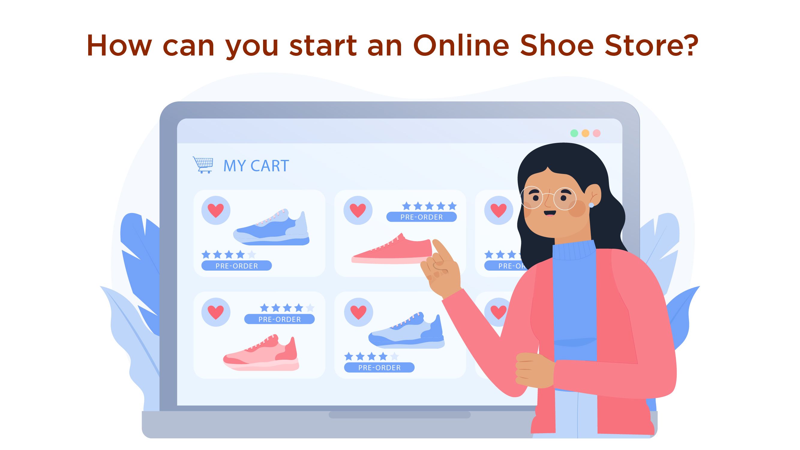 How can you start an online shoe store?