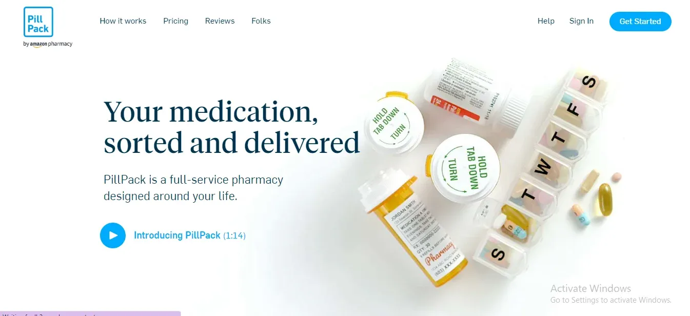 PillPack Online Medicine Delivery App