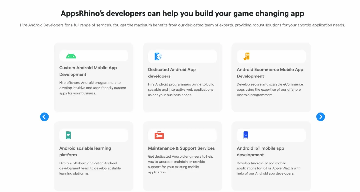 AppsRhino's Android Development Platform
