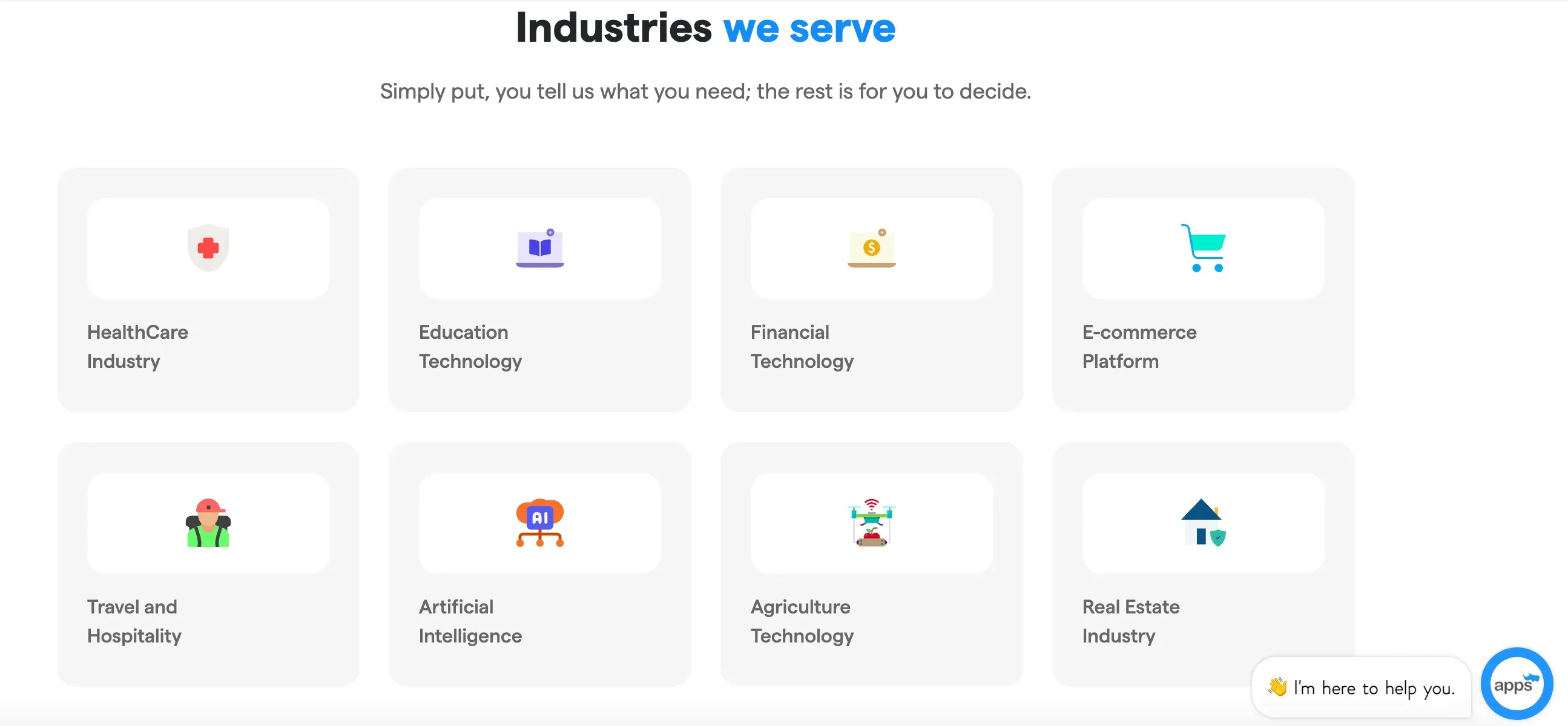 AppsRhino's serves different types of industries