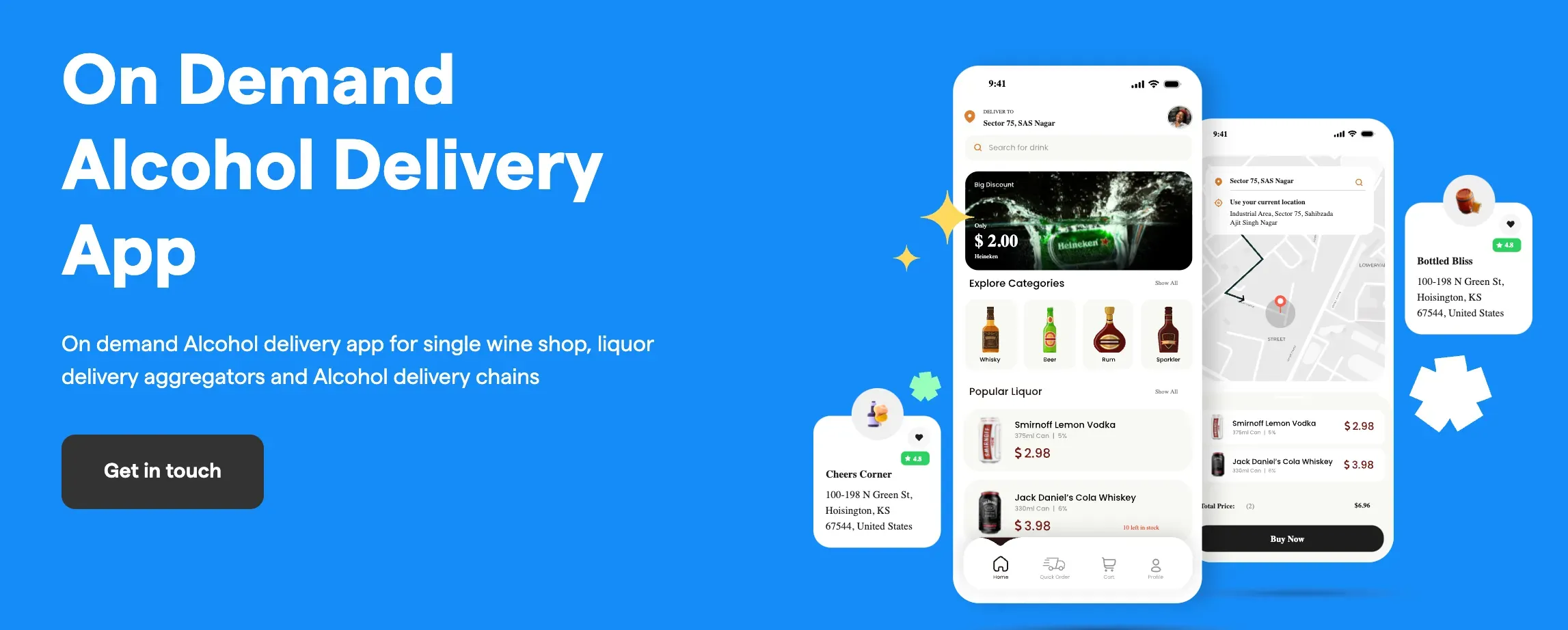 Alcohol delivery App