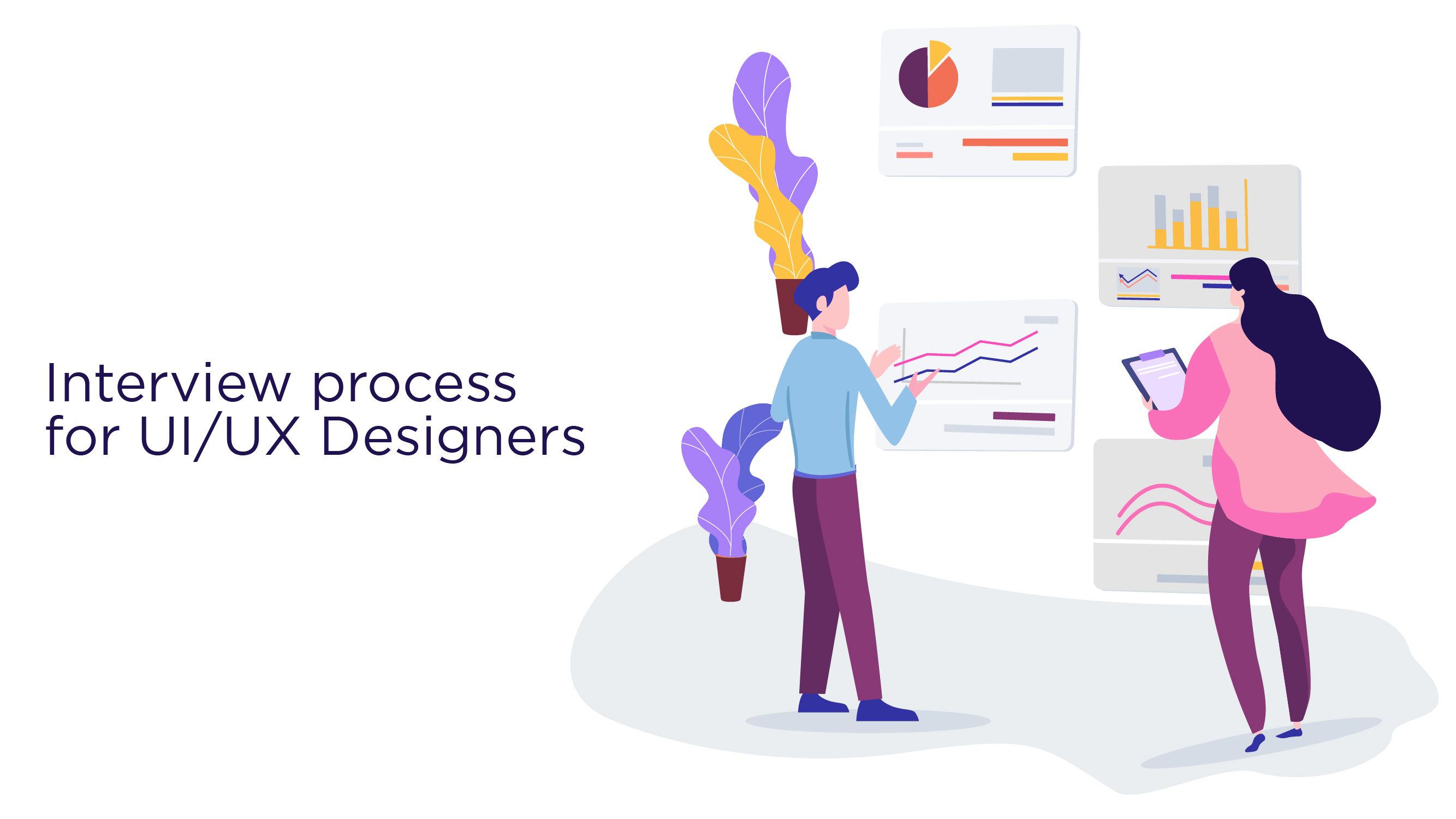 The interview process in the hiring guide for UI/UX Designers