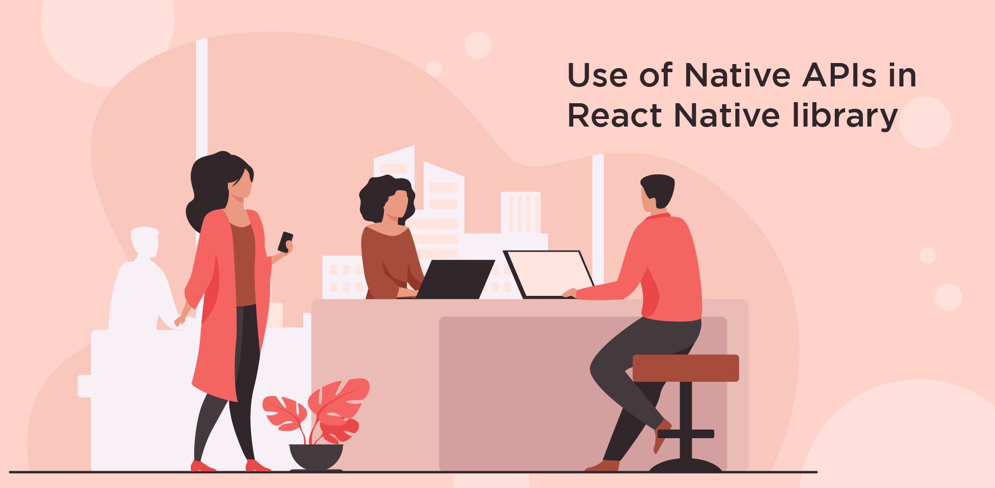 The use of Native APIs in the React Native library