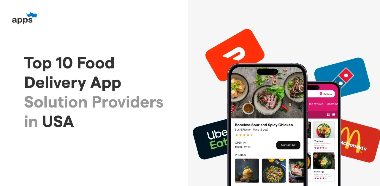 Top 10 Food Delivery App Solution Providers in USA