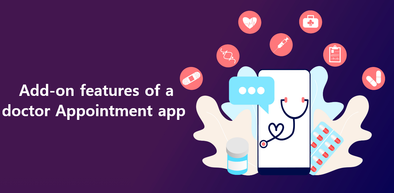What are the add-on features of a doctor appointment app