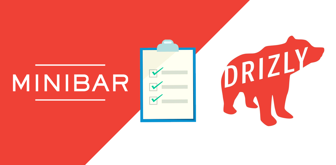 What factors should be considered when comparing Drizly and Minibar_.png
