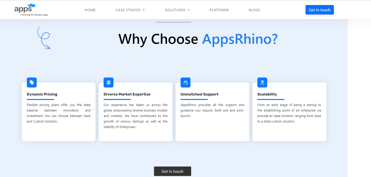 AppsRhino offers the best Tech-driven solutions 